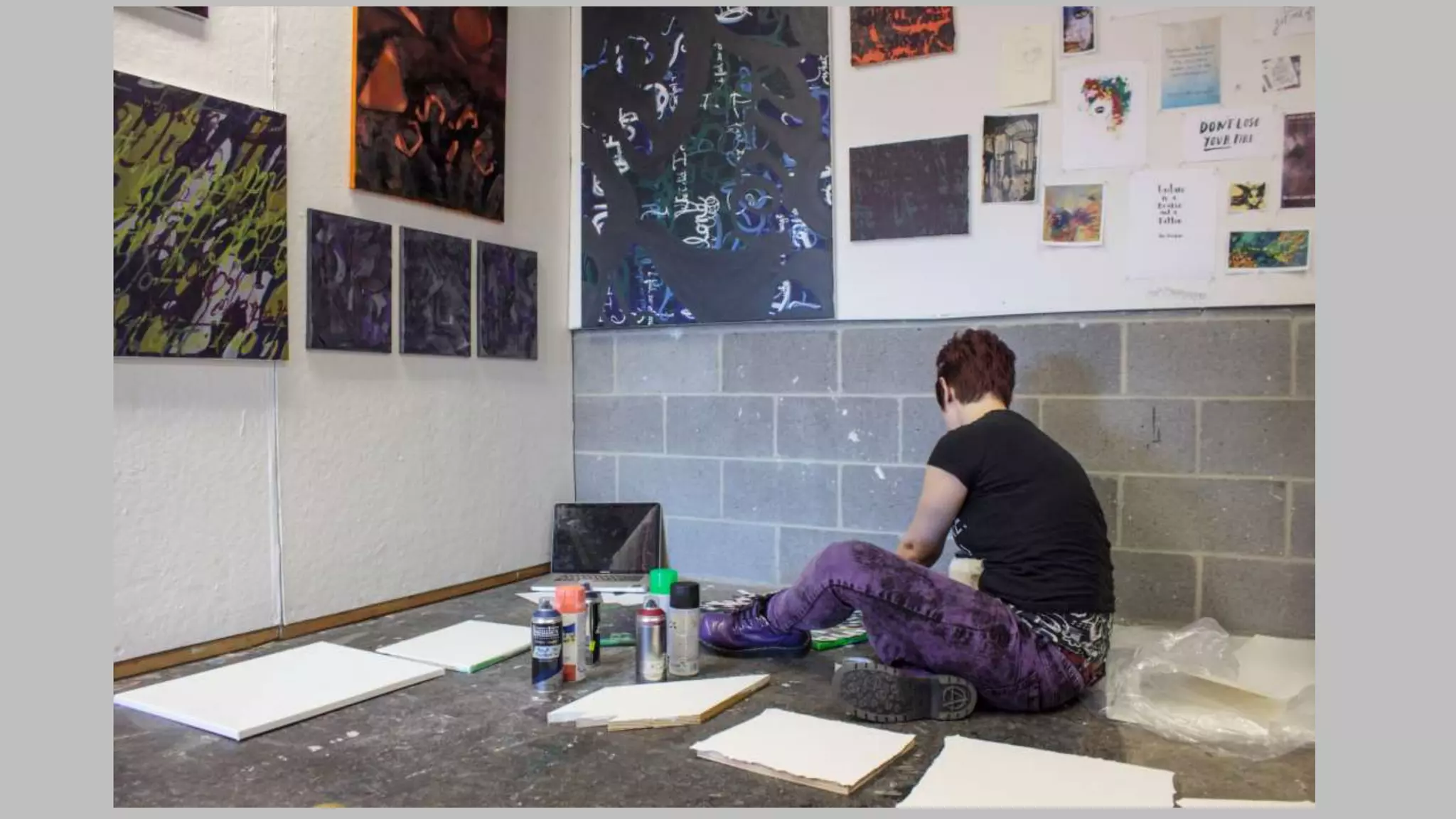 Paige Thoman's Senior Studio