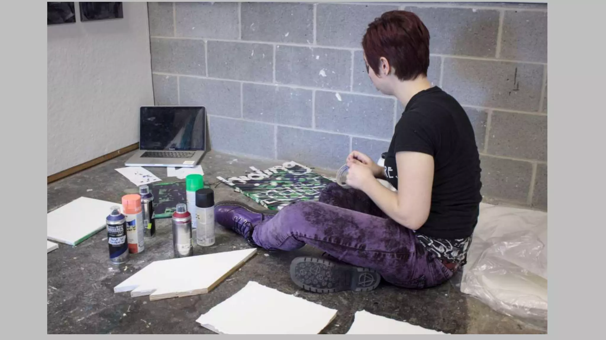 Paige Thoman's Senior Studio