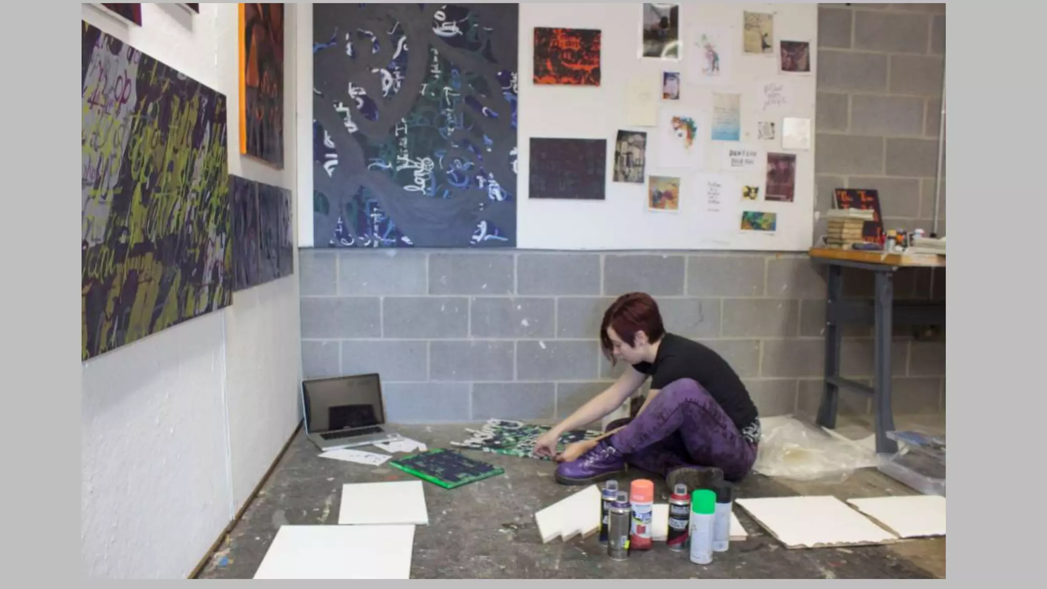 Paige Thoman's Senior Studio