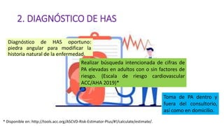 Protocolos de Atención Integral, Enfermedades Cardiovasculares. Hipertensión Arterial Sistémica.