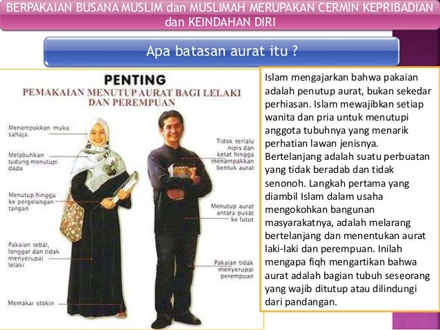 Busana Muslim Dan Muslimah Menurut Syariat Islam - HijabFest