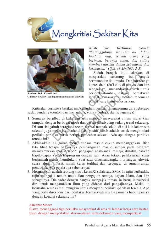 PENDIDIKAN AGAMA ISLAM KELAS XII