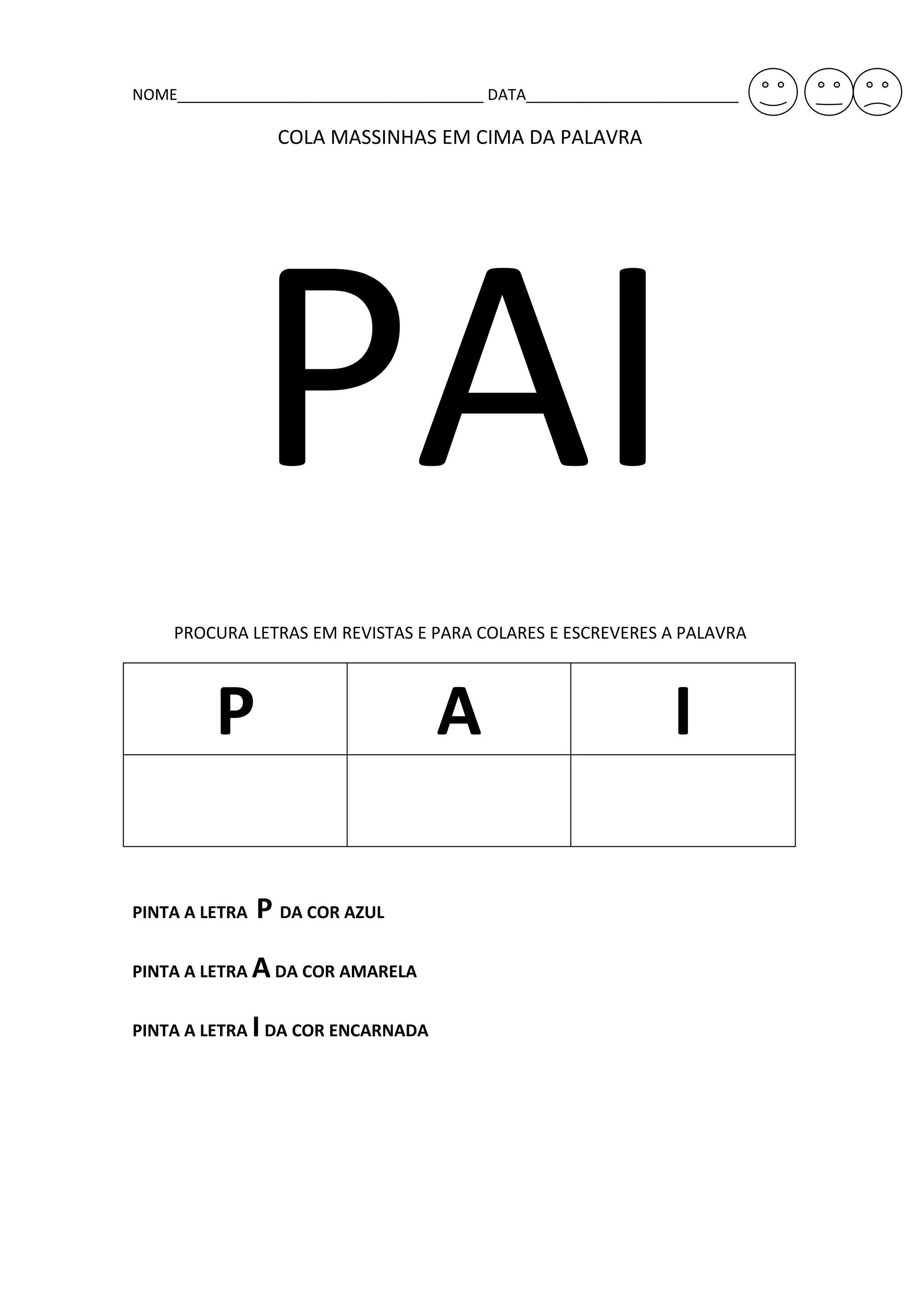 Pai letras | DOC