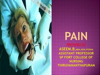 powerpoint regarding Pain