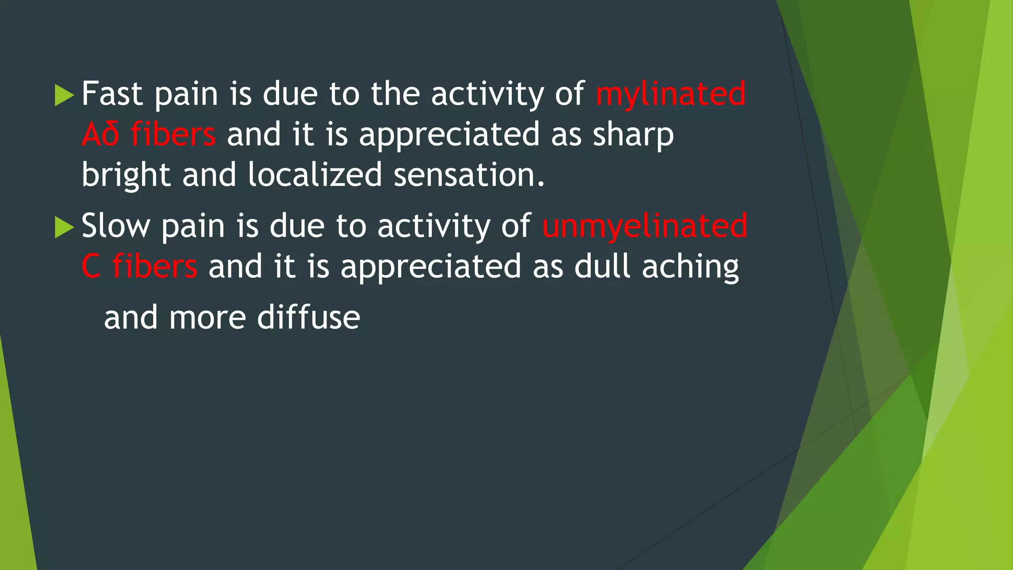 Pain definition, pathway,analgesic pathway, types of pain | PPT