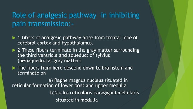 Pain definition, pathway,analgesic pathway, types of pain | PPTX