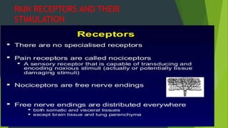 Pain definition, pathway,analgesic pathway, types of pain | PPTX