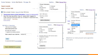 Odjednom se može preuzeti samo ograničen
broj zapisa
 