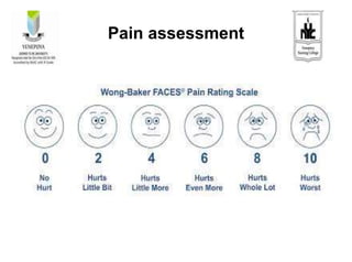 Pain assessment
 