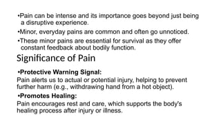 Lecture on pain and its psychological factors | DOCX
