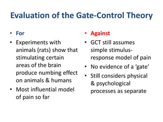 Gate Experiment Module 3 Pain | PPTX