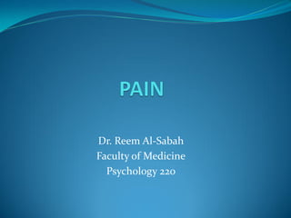 Pain and Perception: A closer look at why we hurt (ISBN