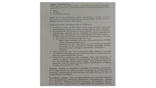 Comprehensive Overview of Pain Mechanisms, Analgesia, and Sensory ...