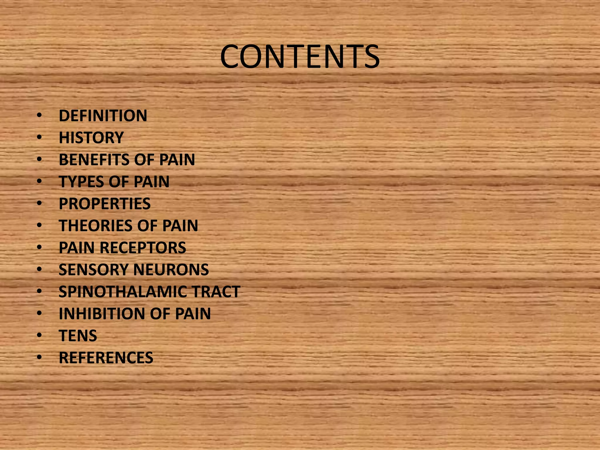 Pain and its pathway | PPTX