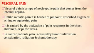 Pain and pain pathways final | PPTX