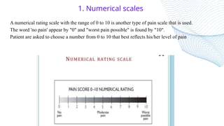 pain assessment help to provide relaxation to the client. | PPTX