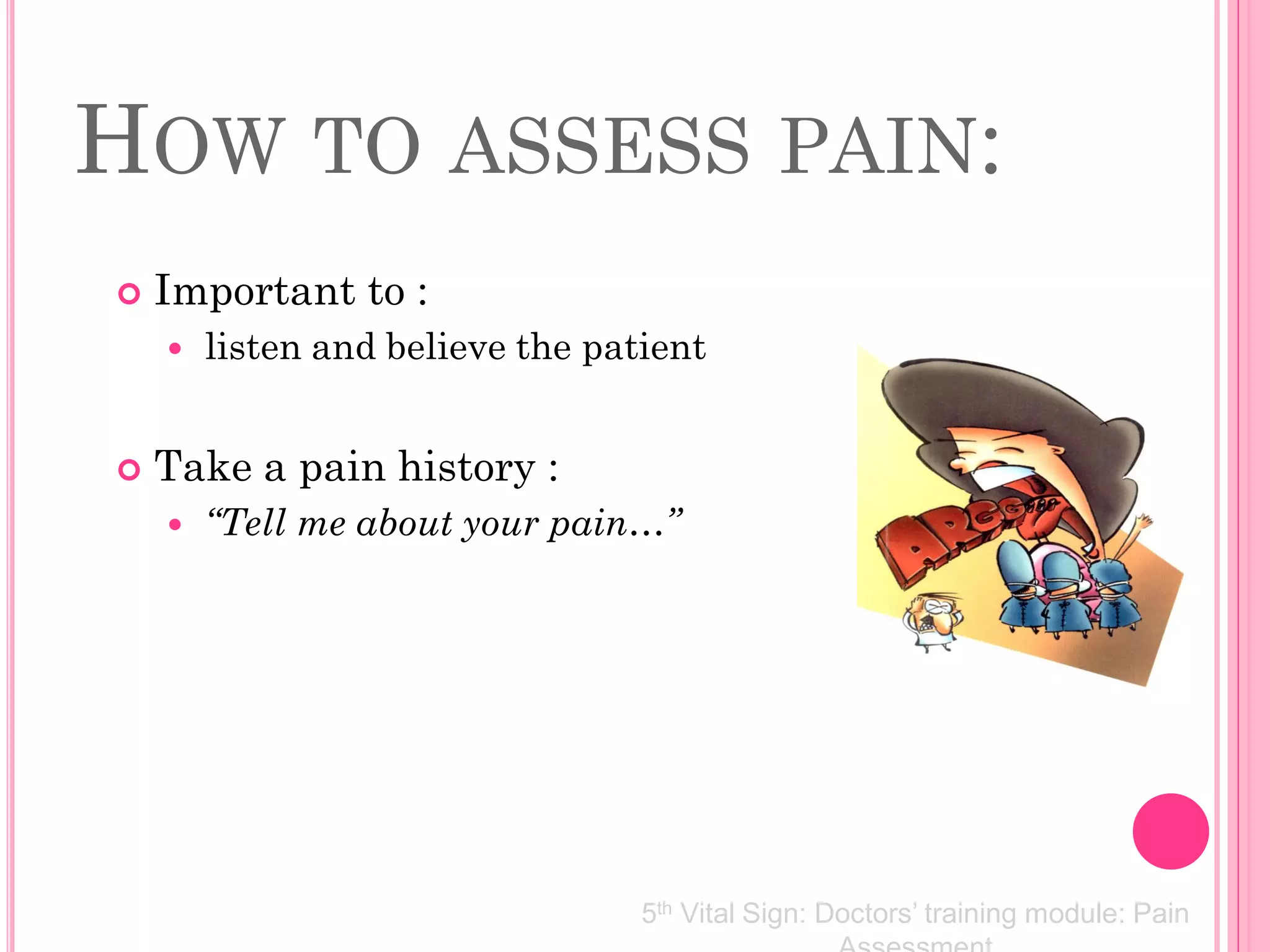 Pain assessment hcm | PDF