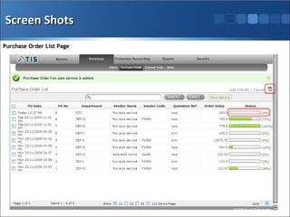 PA, Indent, Po & Inventory Tracking System | PPT