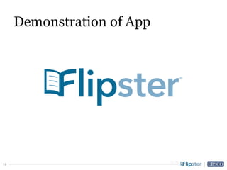 19
Demonstration of App
 