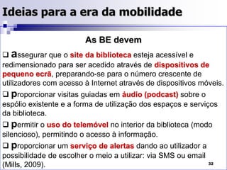 Da Biblioteca Itinerante à m-Biblioteca