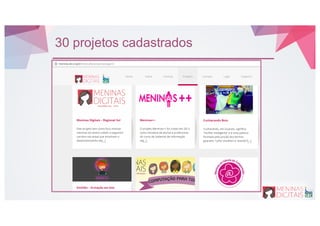 30 projetos cadastrados
 