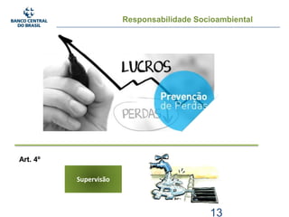 Responsabilidade Socioambiental
Art. 4º
Supervisão
13
 