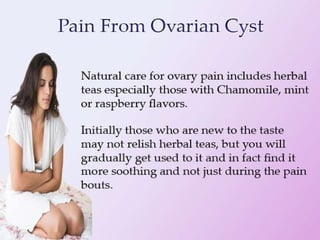 Pain From Ovarian Cyst