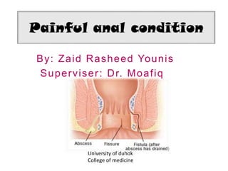 By: Zaid Rasheed Younis
Superviser: Dr. Moafiq
University of duhok
College of medicine
 