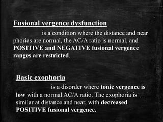 Normal Vergence Ranges Pain in and around | PDF