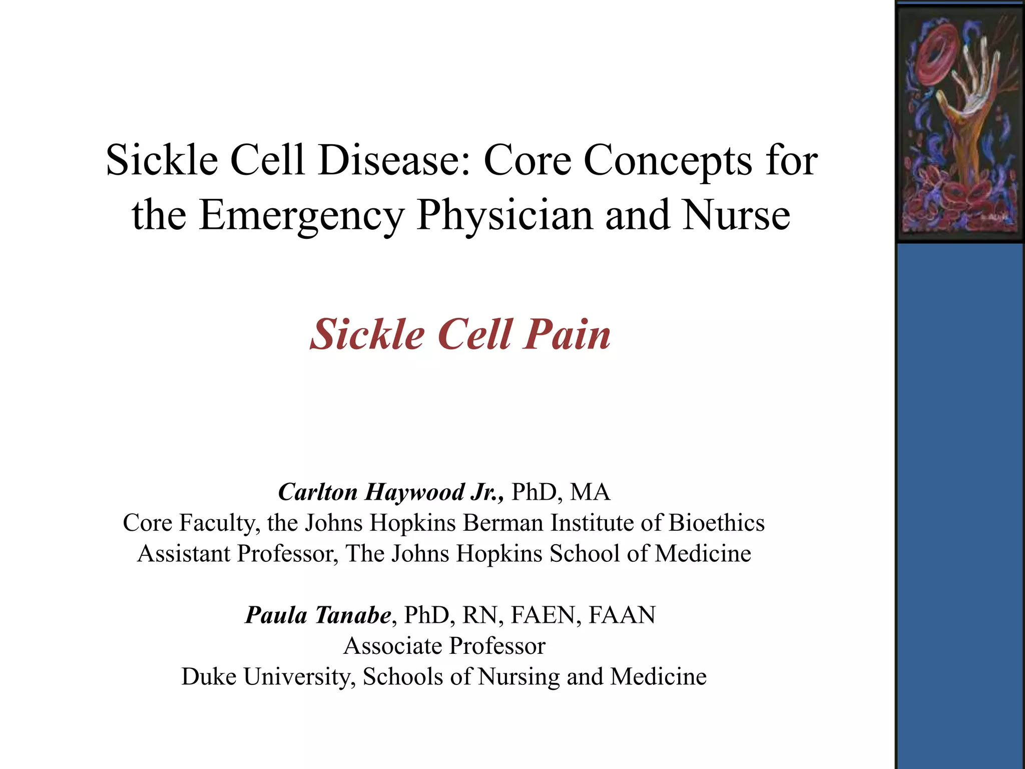 Pain in Sickle Cell Disease.pptx