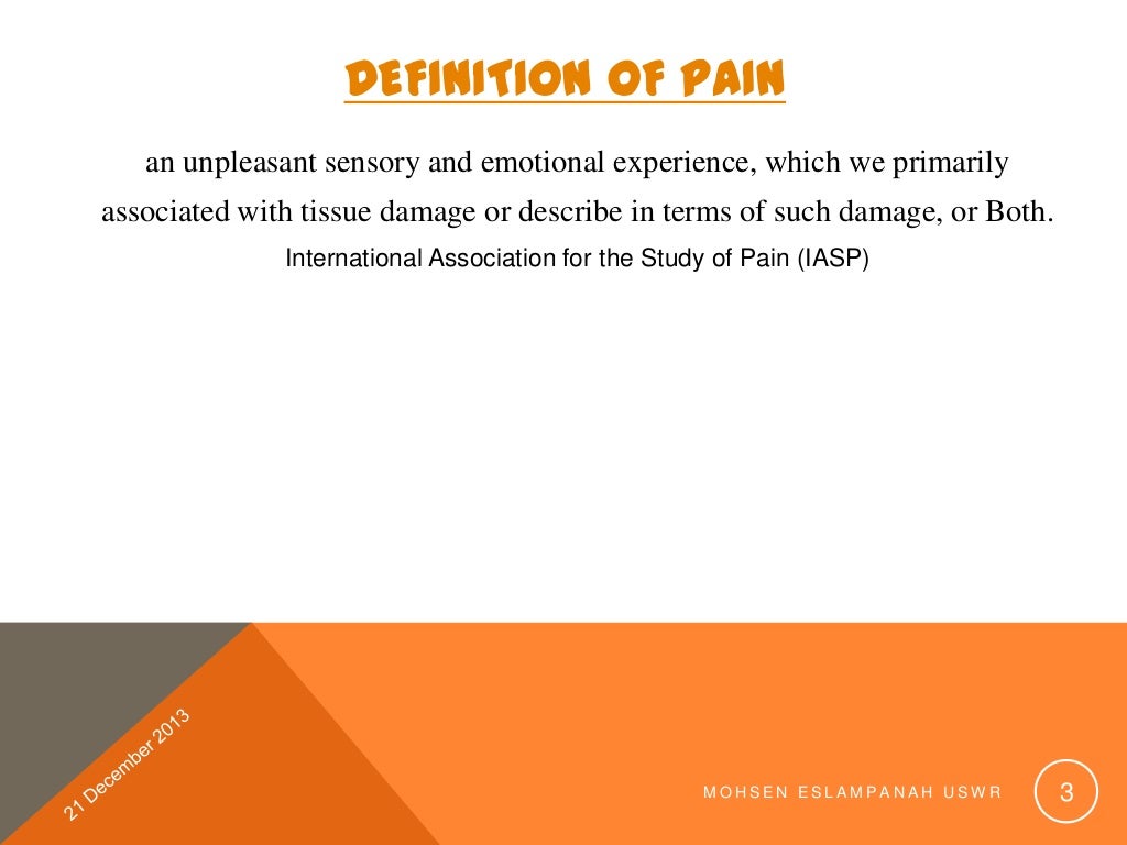 Pain management and occupational therapy