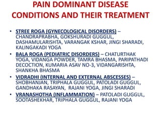 Pain Management by ayurveda | PPTX