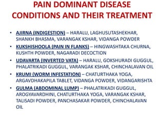 Pain Management by ayurveda | PPTX