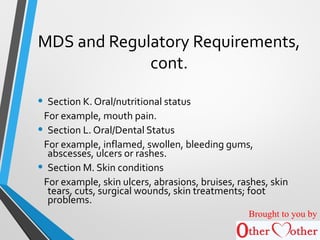 Mds Condition Rash Pain management | PPT