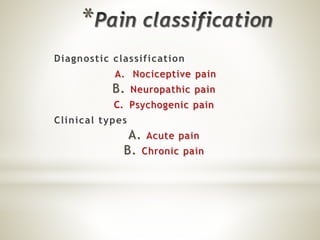 Pain management. | PPTX