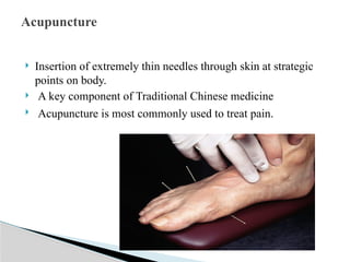 Acupuncture Example Pain management.Ppt for nurses and paramedical staff | PPT