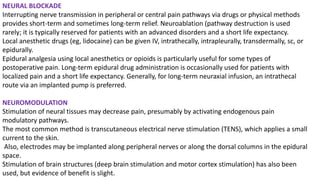 Pharmacological Postoperative Pain Management
• Multimodal Analgesia
• The combination of drugs from different classes to ...