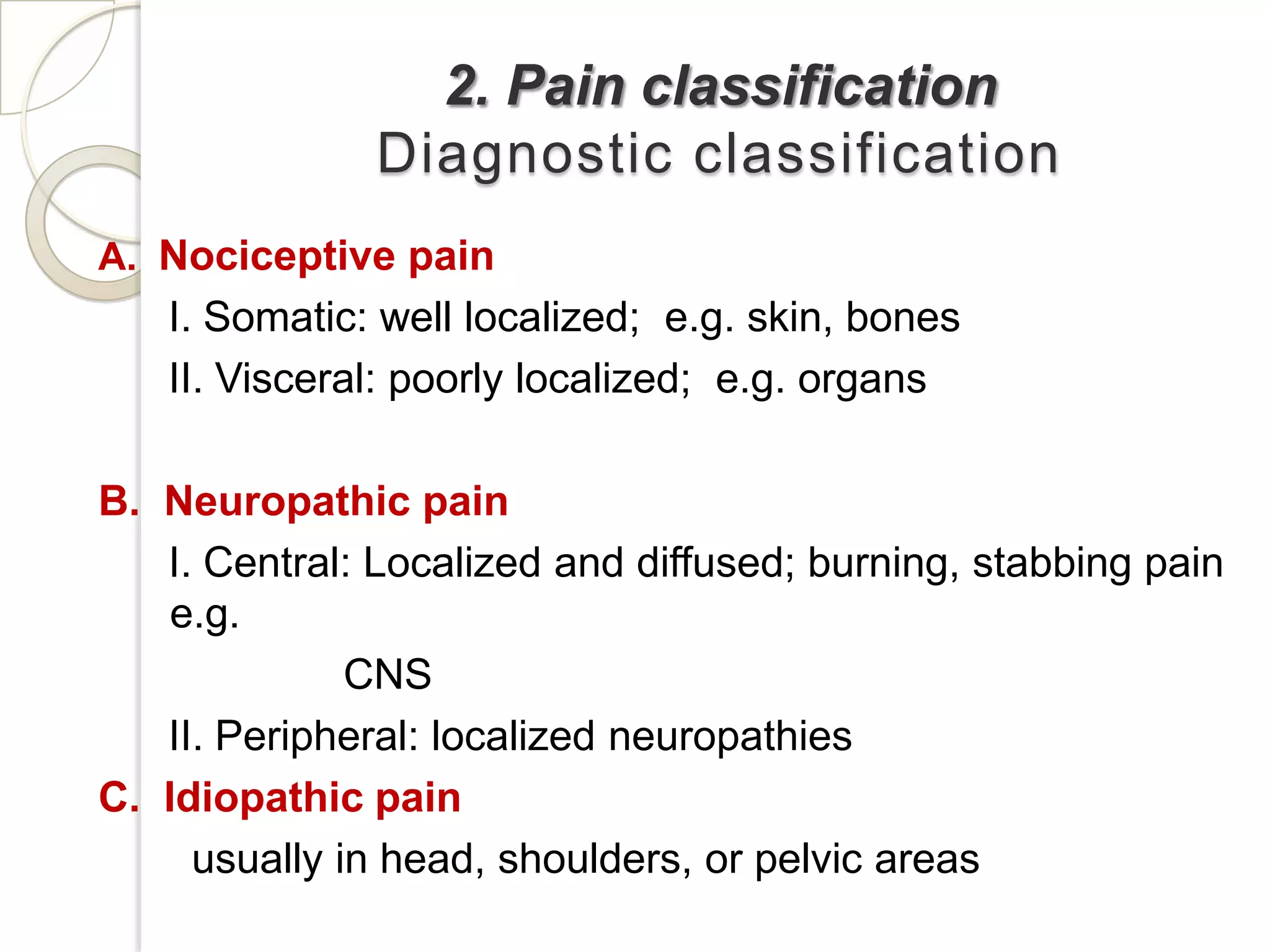 Pain management for nurses | PPTX