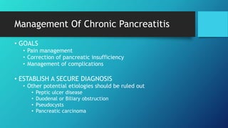 Pain management in chronic pancreatitis - Final - 1.pptx