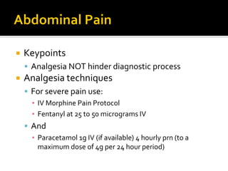 Pain management in emergency | PDF