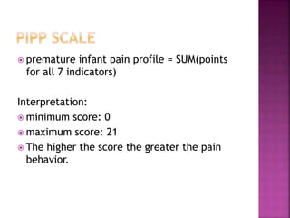 Pain management in neonates | PPTX