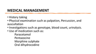 PAIN MANAGEMENT IN SICKLE CELL DISEASE AND CRISIS.pptx