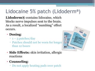 Basic Principles of Pharmacological Pain Management - A presentation by ...
