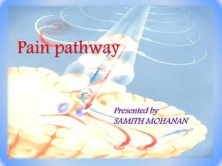 Pain pathway
Presented by
SAMITH MOHANAN
 