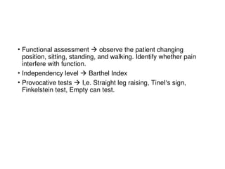 Sitting Function Test Pain Rehabilitation the process of managing pain and assessment | PPT