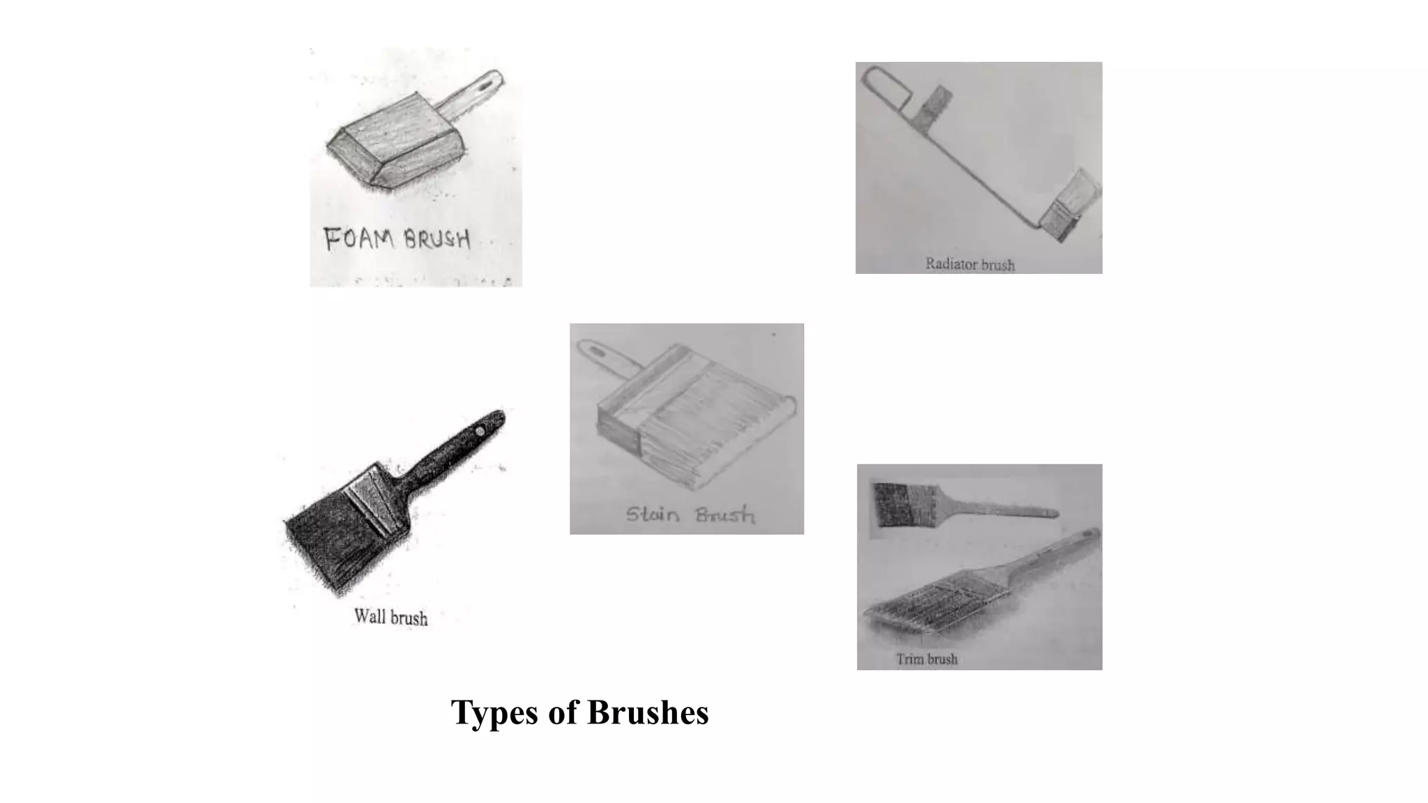 Types of Brushes
 