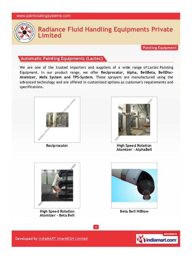 Radiance Fluid Handling Equipments Private Limited, New Delhi