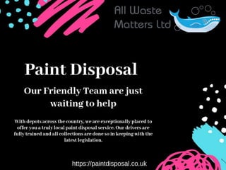 Paint Disposal