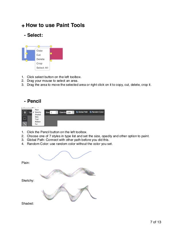 Youidraw Painter User Guide online Paint tool