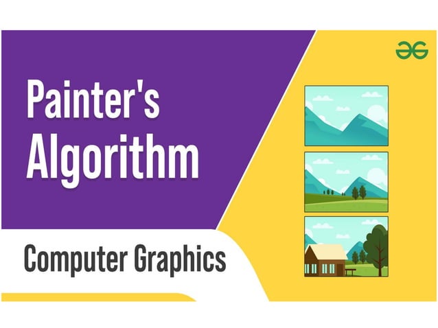 Painter's Algorithm https://www old.pptx | Graphics Software | Computer ...